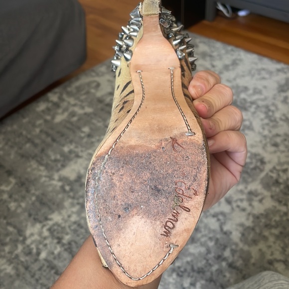 Leopard print- peep toe Sam Edelman - Picture 3 of 5